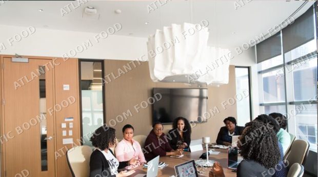 Atlantic Boom Food team meeting